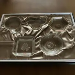 HOYAクリスタル　小皿セット