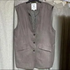 ニコアンド スエードベスト