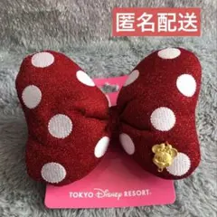ディズニー ミニーちゃん 水玉 リボン ヘアゴム ヘアピン
