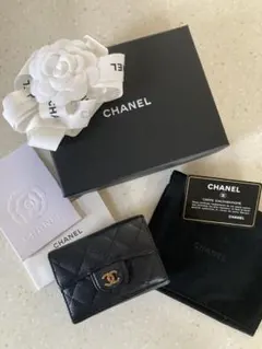 ♡美品・シャネルCHANEL財布・ミニウォレット・三つ折り財布・マトラッセ