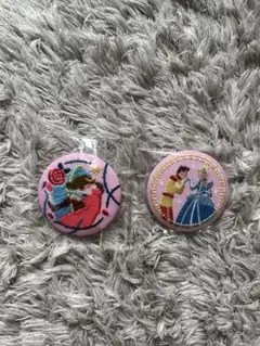 ディズニー刺繍缶バッチ