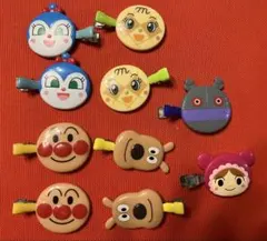 10個セット　アンパンマン ヘアピン