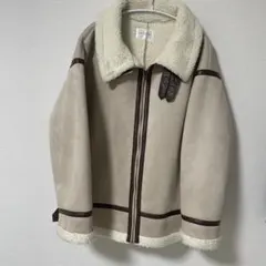 ムートンコート ベージュ