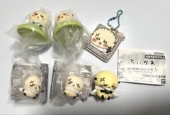ラッコ(ちいかわ)フィギュア 5点セット ラバーキーホルダー付き