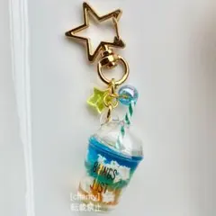 ドリンクモチーフのレジンチャーム