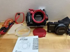 オリンパスOLYMPUS XZ-1 PT-050 水中ハウジング付き Olympus PT-050 Underwater Housing for XZ-1