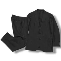 UNITED ARROWS ピンストライプ モヘヤシルク混 スーツ グレー 42のサムネイル