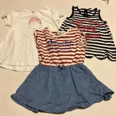 100㎝　女児　夏服　ワンピース　チュニック