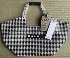 即日発送　MARNI MARKETトートバッグ 千鳥柄のサムネイル