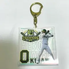 阪神タイガース　木浪聖也　2023年リーグ優勝　選手オーロラキーホルダー