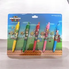 SUPER NINTENDO WORLD ボールペン 5本セットのサムネイル