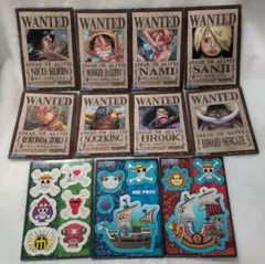 ONE PIECE マグネットコレクションガム DX 手配書 8点 マーク3点