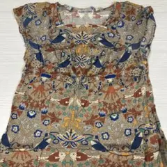 【大幅値下げ】TSUMORI CHISATO 花柄 半袖チュニック