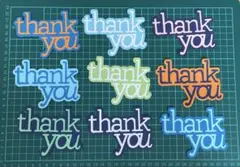 ダイカット thankyou