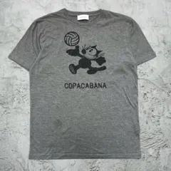 FELIX THE CAT プリントTシャツ 半袖カットソー カジュアル グレーのサムネイル