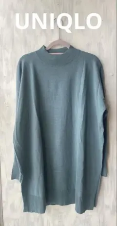 【UNIQLO】エクストラファインメリノ チュニックセーター　Mサイズ