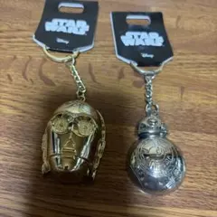 Star Wars C-3PO BB-8 メタルキーホルダーセットのサムネイル