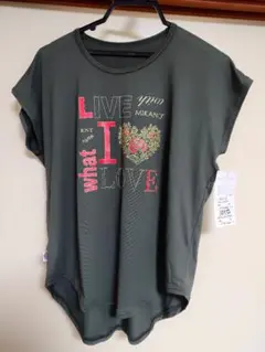 【新品】ミカランセ Mikano アーミーグリーン エアリーシャツ