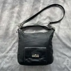 Coach y2k 2way shoulder bag black 00s