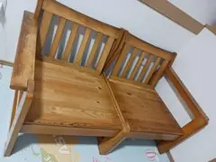 ①YAMAYA ソファフレーム右 ヴィンテージ アンティーク