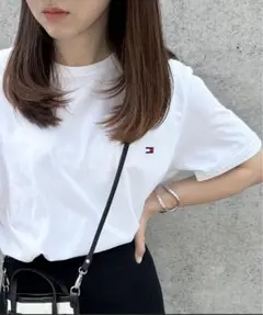 TOMMY HILFIGER ワンポイント 半袖 シャツ