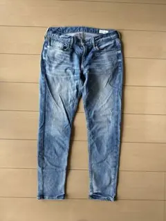 アッパーハイツupper hights 195009ダメージデニム　スキニー