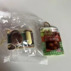 トイズスピリッツ 食品ミニチュア キーチェーン 2種セット