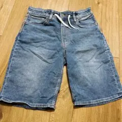 H&M ハーフパンツ 164 デニムブルー