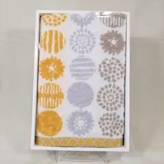 UCHINO 　ふかふかバスタオル 円形花模様