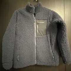 mont-bell ボアフリースジャケット ネイビーグレー