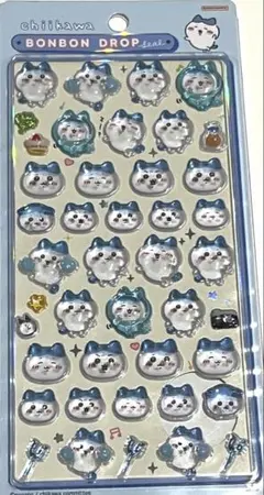 正規品　ボンボンドロップシール　ちいかわ　ハチワレ