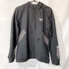 adidas アディダス　ナイロンパーカー　ブラック　Sサイズ