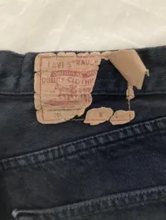 【レア】フランス製　 Levi's 501 ブラックデニム W32×L30