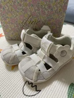 IFME ホワイト サンダル 14.5cm