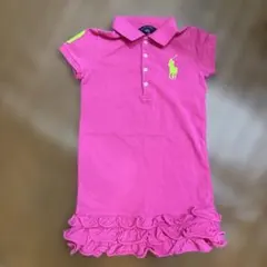 未使用　Ralph Lauren ピンク ポロシャツ 120/130
