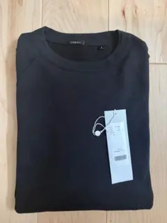 25ss COMOLI LWコットン裏毛 半袖クルー Black 2のサムネイル