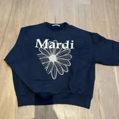 Mardi Mercredi スウェット ネイビー