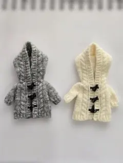 オビツ11　フード付コート(トグルタイプ)　2着セット