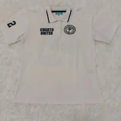 【美品】CUARTO UNITED ポロシャツ ホワイト Sサイズのサムネイル