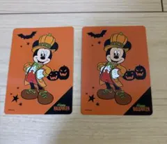 ディズニーストア　じゃんけんカード　ミッキー ハロウィン　2枚セット