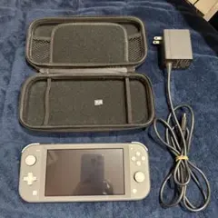 美品 Nintendo Switch Lite グレー 充電器、付属品、箱付き - メルカリ