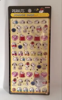 【正規品】ボンボンドロップシール　ミニ　スヌーピー　たくさん