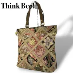 【美品】Think Bee! シンクビー トートバッグ 花柄 総柄 5172のサムネイル
