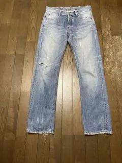★Lee★ダメージ加工 ストレートデニムジーンズ