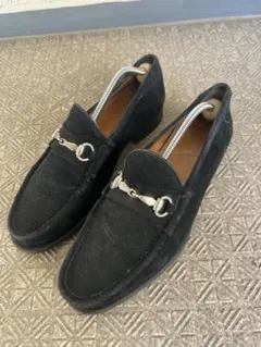 Allen Edmonds スエード ビットローファー ブラックのサムネイル