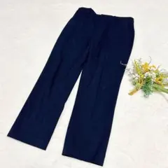 【ユニクロ】UNIQLO スマートアンクルパンツ ネイビー L ○