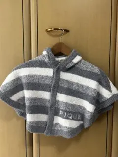 PIQUE フード付きベビーポンチョ