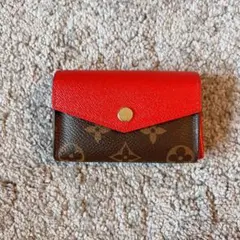 Louis Vuitton ルイヴィトン【カードケース レッド×ブラウン】