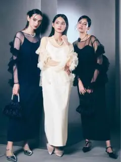 パーティドレス お呼ばれドレス　オケージョンドレス　入学式　dazzy