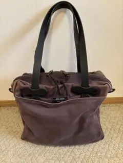 FILSON ジップトートバッグ ブラックブラウンあづき色　カスタム　訳ありのサムネイル